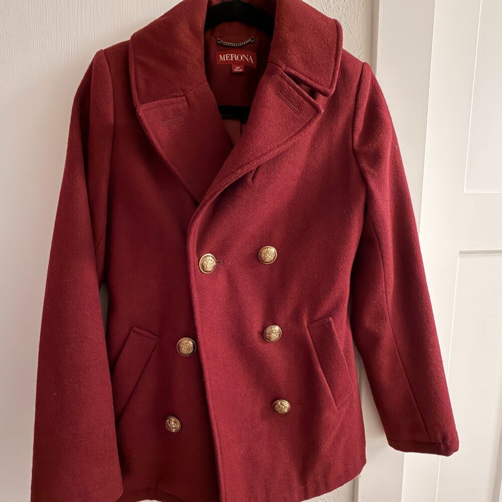 Merona Peacoat Women's Red